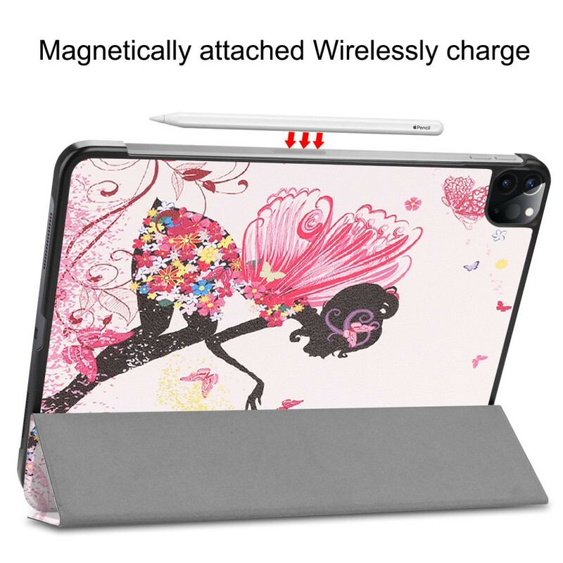 Cover iPad Pro 11" (2020) Floral Fairy Imiteret Læder