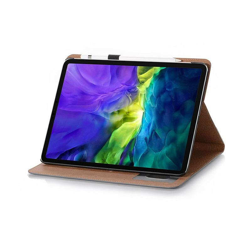 Etui iPad Pro 11" (2020) Imiteret Læder Elegant Stil