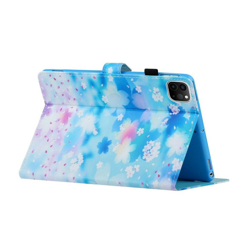 Flip Cover iPad Pro 11" (2020) Akvarel Blomster