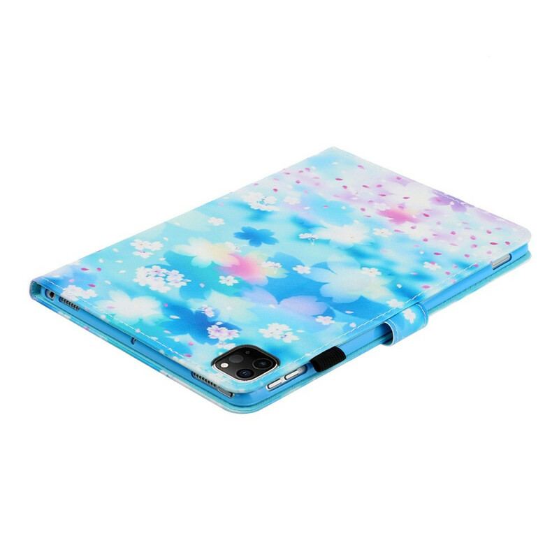 Flip Cover iPad Pro 11" (2020) Akvarel Blomster