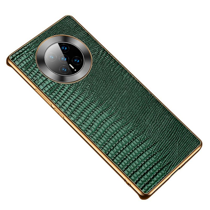 Cover Huawei Mate 40 Pro Ægte Lizard Texture Læder