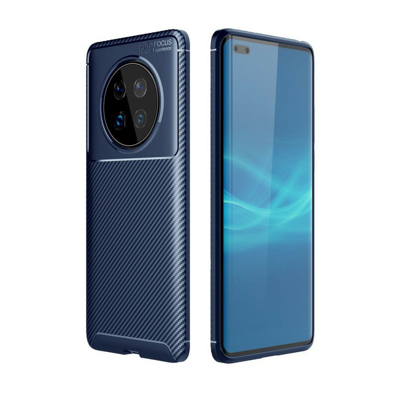 Cover Huawei Mate 40 Pro Fleksibel Kulfibertekstur