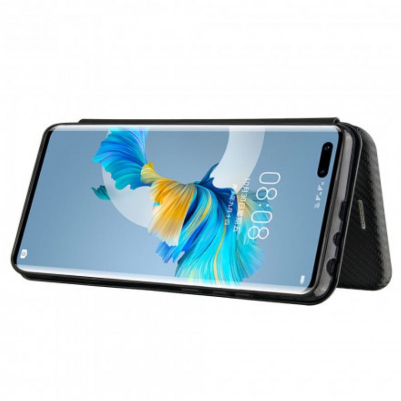 Cover Huawei Mate 40 Pro Flip Cover Kulfiber