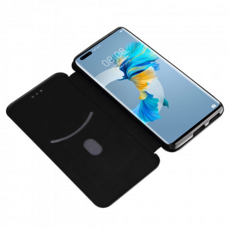 Cover Huawei Mate 40 Pro Flip Cover Kulfiber