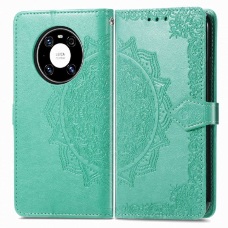 Flip Cover Huawei Mate 40 Pro Mandala Middelalder