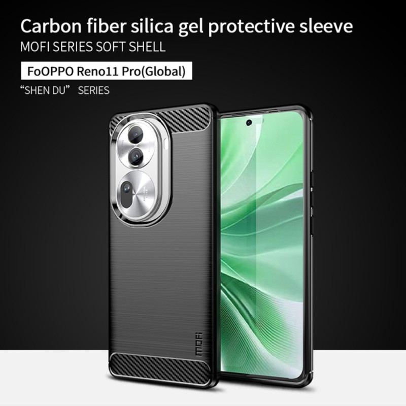 Cover Oppo Reno 11 Pro 5g Telefon Etui Mofi Børstet Kulfiber