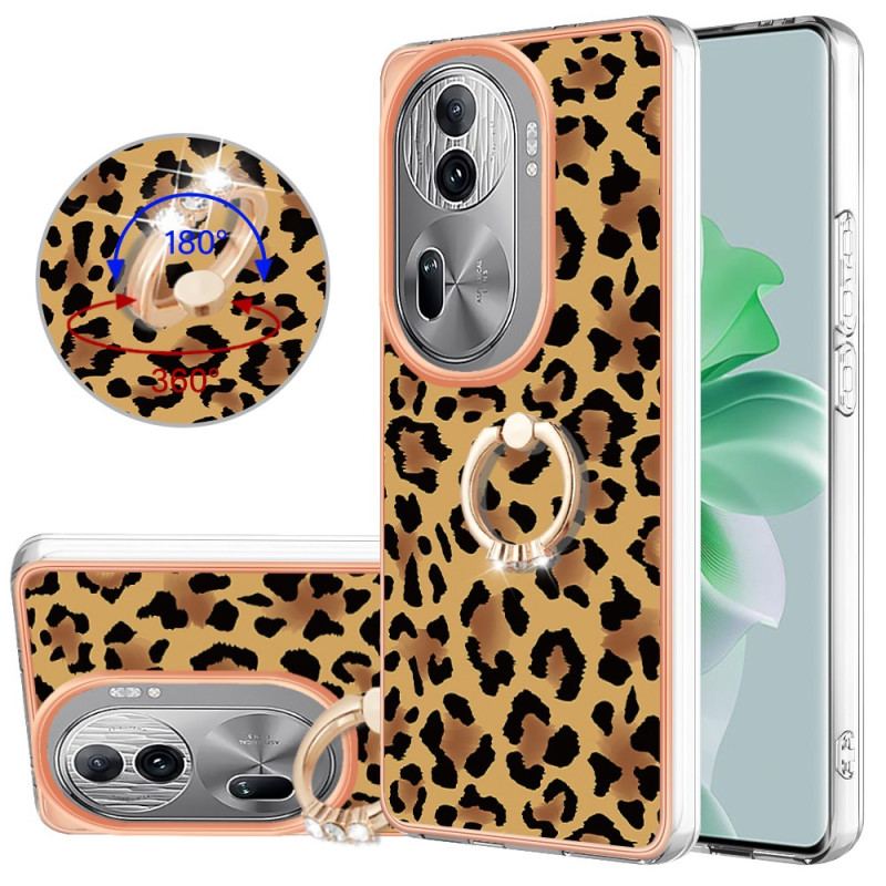 Cover Til Oppo Reno 11 Pro 5g Leopardmønsterstøttering