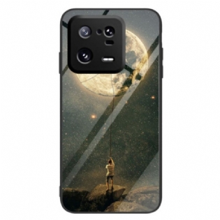 Cover Xiaomi 13 Pro Moon Man Hærdet Glas