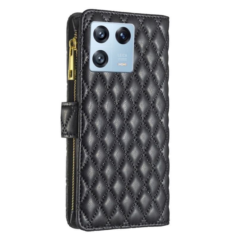 Flip Cover Xiaomi 13 Pro Binfen Farvestil Quiltet