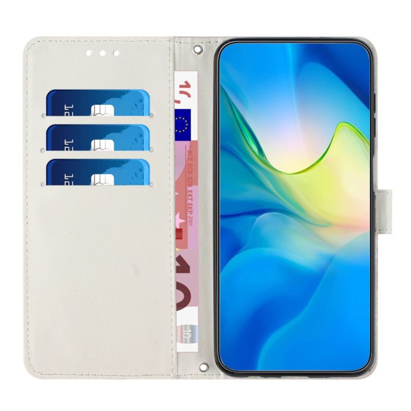 Flip Cover Xiaomi 13 Pro Marmor Skulderrem