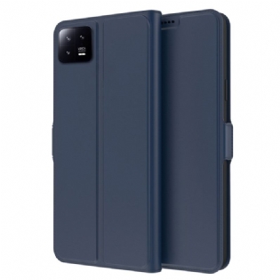 Flip Cover Xiaomi 13 Pro Slank Lædereffekt