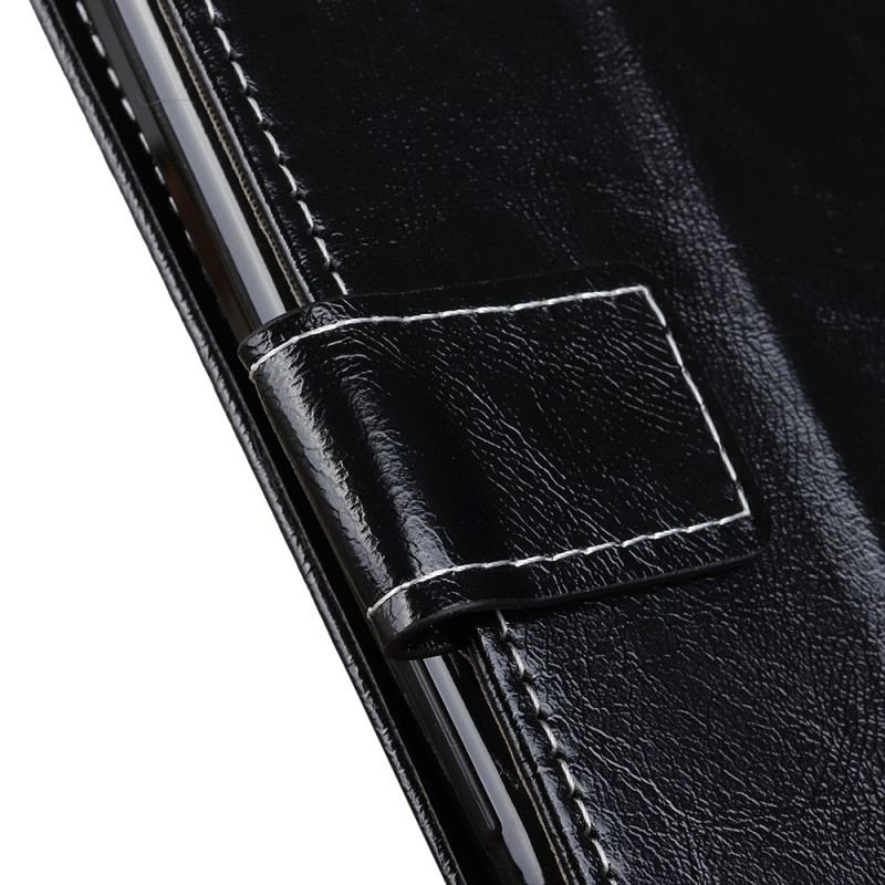 Læder Cover Xiaomi 13 Pro Lakeret Med Synlige Sømme