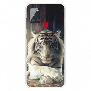 Cover Samsung Galaxy A21s Fleksibel Tiger