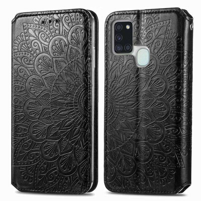 Cover Samsung Galaxy A21s Flip Cover Mandala