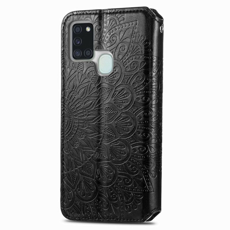 Cover Samsung Galaxy A21s Flip Cover Mandala