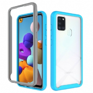 Cover Samsung Galaxy A21s Hybrid Design Silikone Kanter