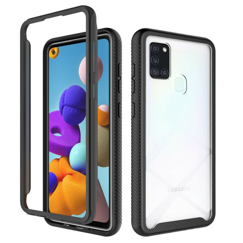 Cover Samsung Galaxy A21s Hybrid Design Silikone Kanter