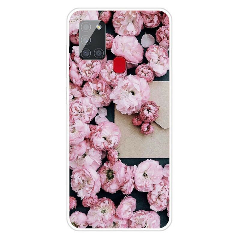 Cover Samsung Galaxy A21s Intense Blomster