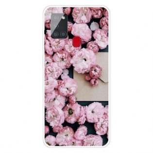 Cover Samsung Galaxy A21s Intense Blomster