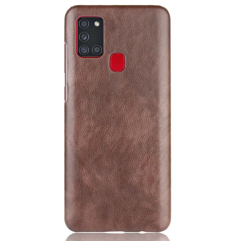 Cover Samsung Galaxy A21s Litchi Performance Lædereffekt