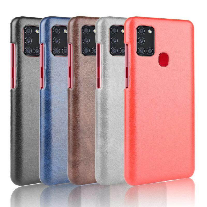 Cover Samsung Galaxy A21s Litchi Performance Lædereffekt