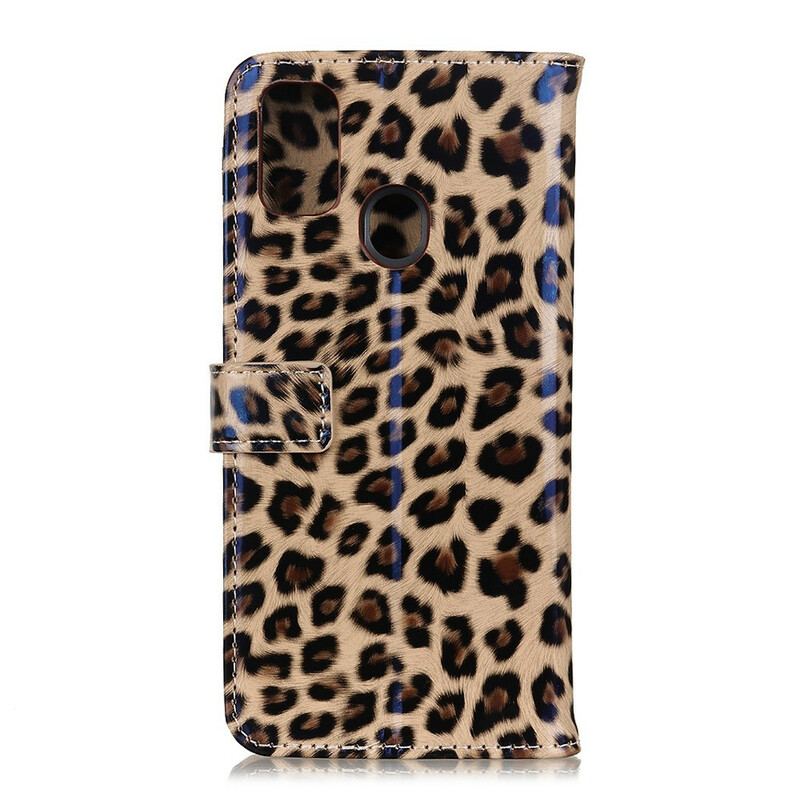 Flip Cover Samsung Galaxy A21s Almindelig Leopard