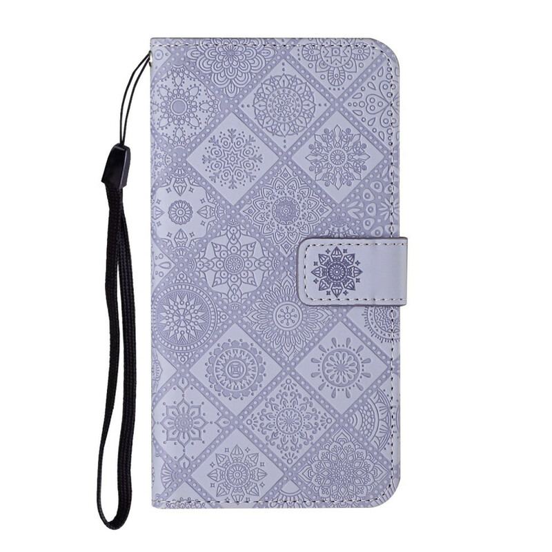 Flip Cover Samsung Galaxy A21s Tapestry Mønster