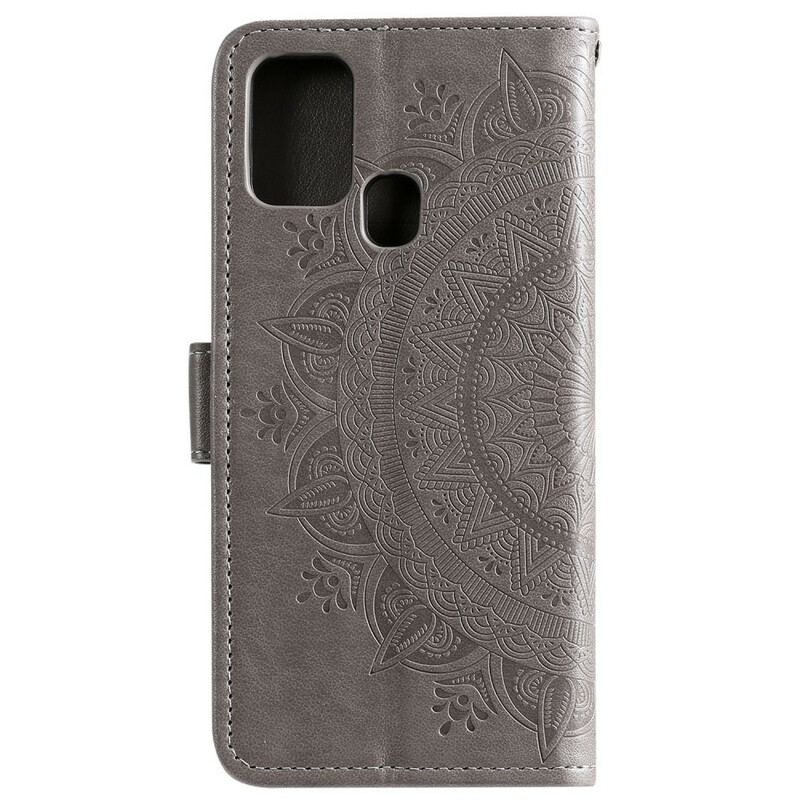 Læder Cover Samsung Galaxy A21s Sol Mandala