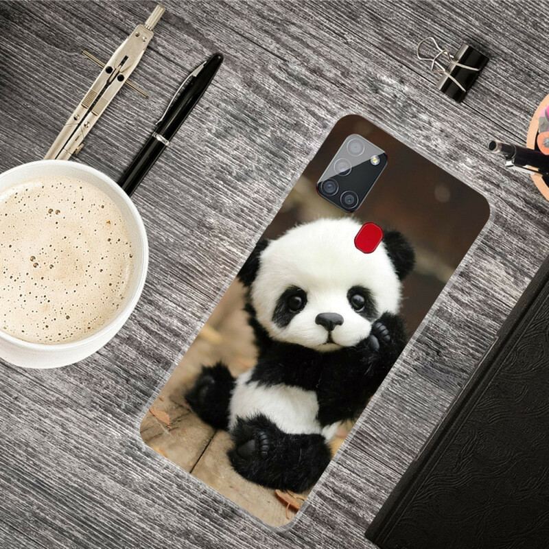 Mobilcover Samsung Galaxy A21s Fleksibel Panda