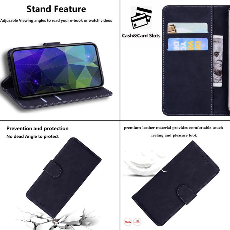 Flip Cover Oppo Reno 11f 5g Mat Læder Stil