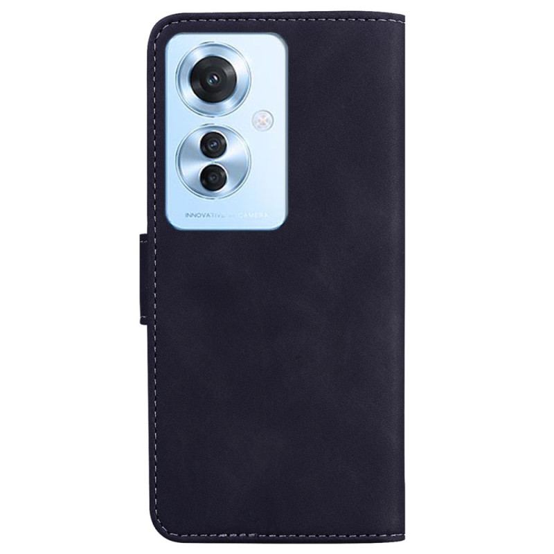 Flip Cover Oppo Reno 11f 5g Sommerfugletryk