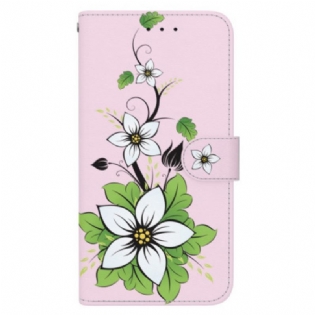 Flip Cover Til Oppo Reno 11f 5g Lilje I Rem