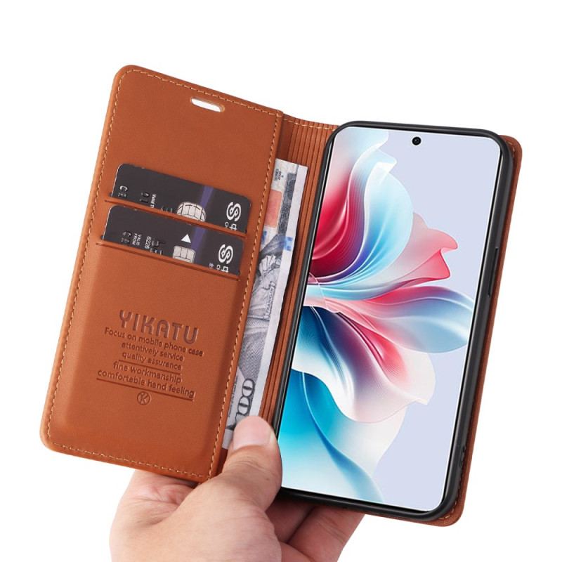 Læder Cover Oppo Reno 11f 5g Telefon Etui Yikatu