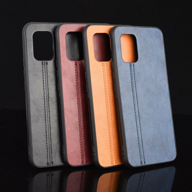 Cover Xiaomi Mi 10 Lite Couture Lædereffekt