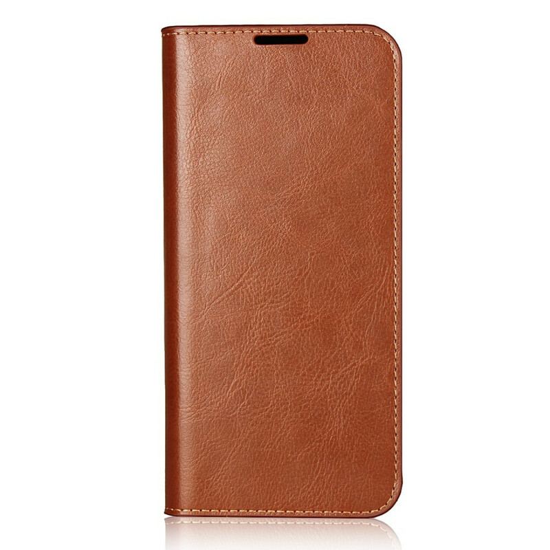 Cover Xiaomi Mi 10 Lite Flip Cover Ægte Læder