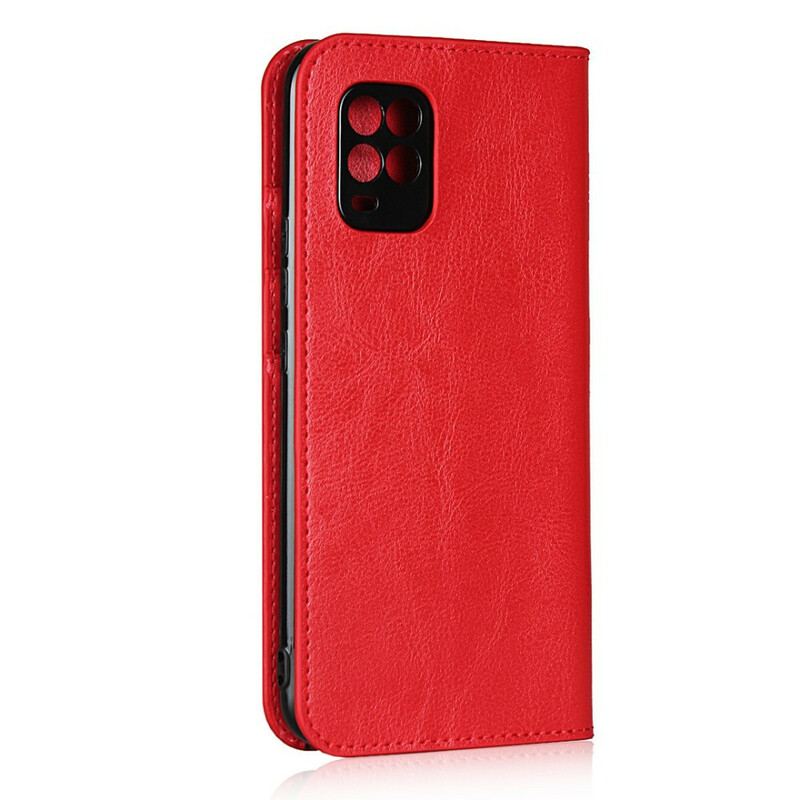 Cover Xiaomi Mi 10 Lite Flip Cover Ægte Læder