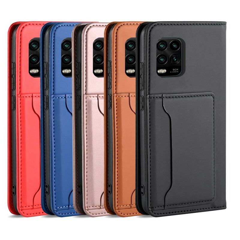 Cover Xiaomi Mi 10 Lite Flip Cover Kortholder Stativ