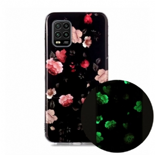 Cover Xiaomi Mi 10 Lite Fluorescerende Blomster