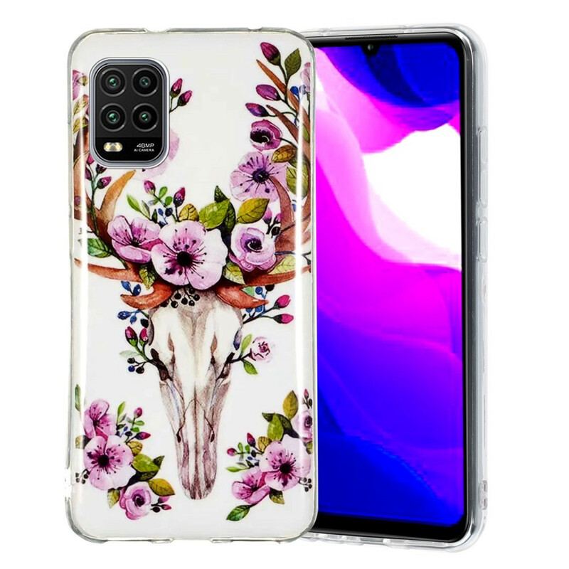 Cover Xiaomi Mi 10 Lite Fluorescerende Blomsterelg