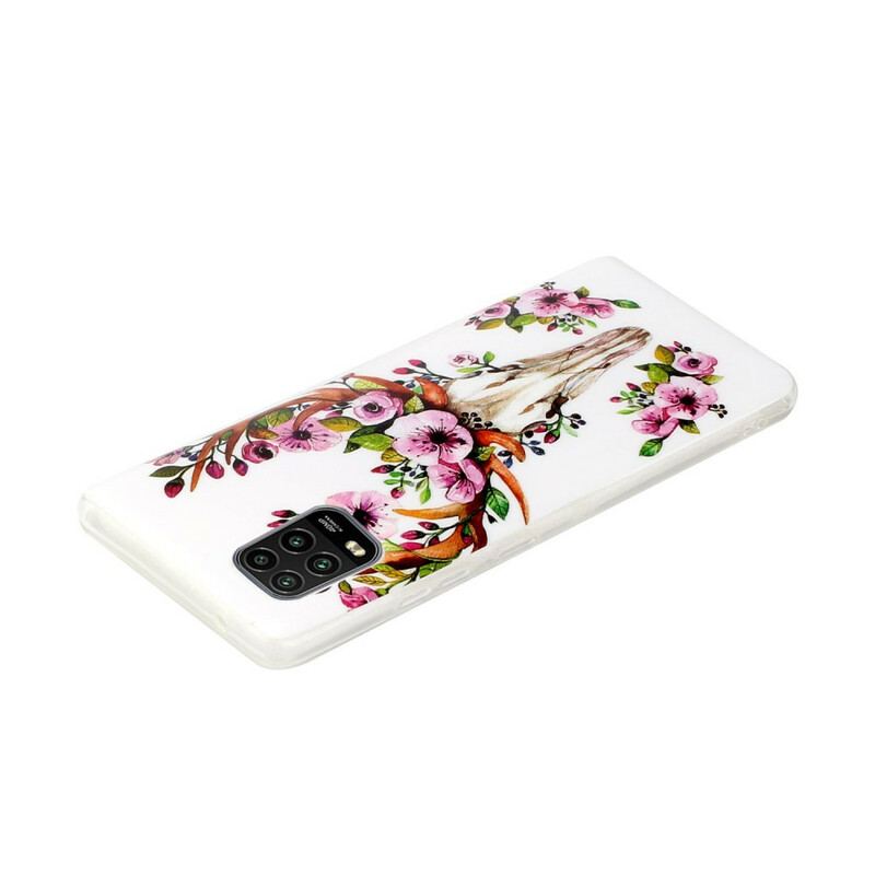 Cover Xiaomi Mi 10 Lite Fluorescerende Blomsterelg