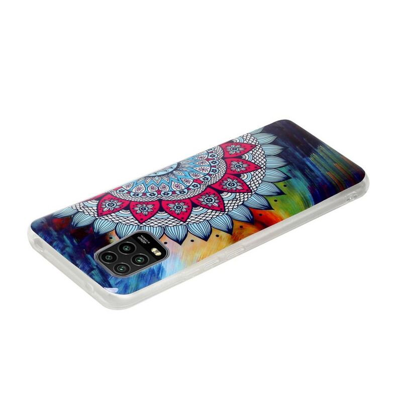 Cover Xiaomi Mi 10 Lite Fluorescerende Farverig Mandala