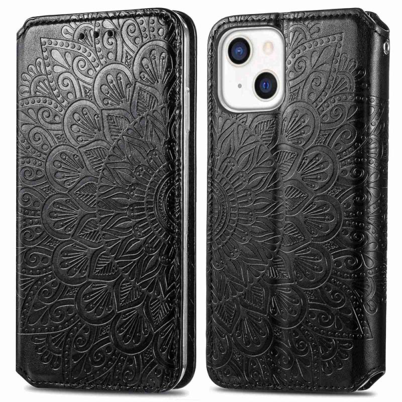 Cover iPhone 14 Plus Flip Cover Mandala