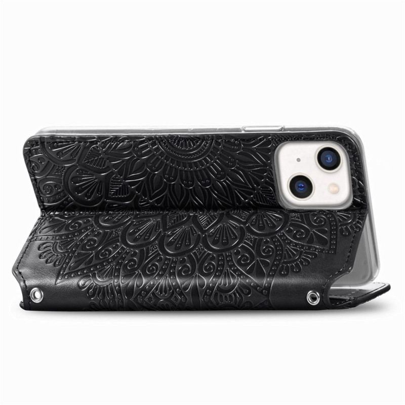 Cover iPhone 14 Plus Flip Cover Mandala