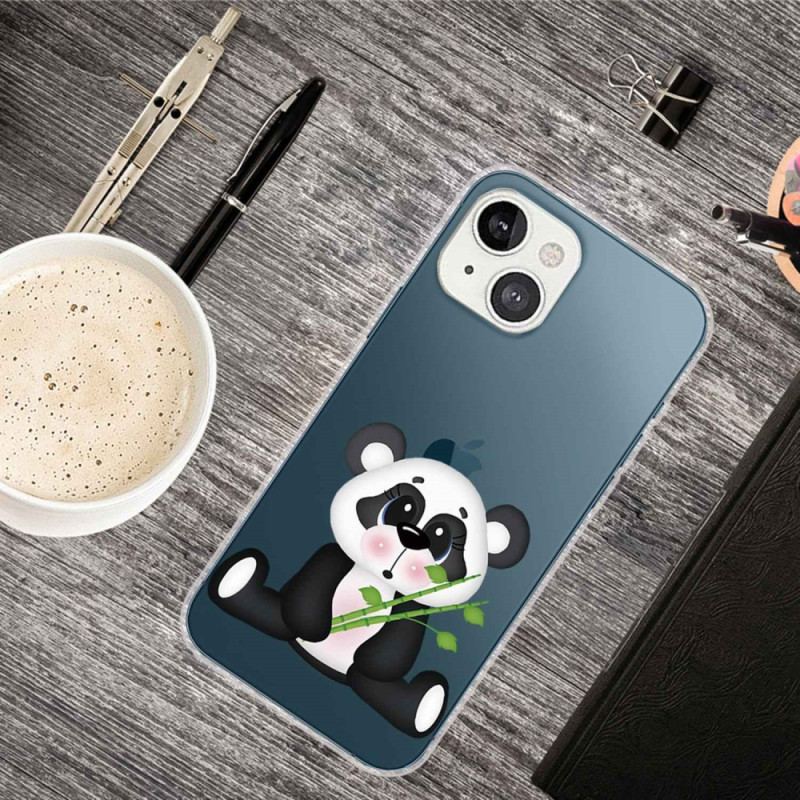 Cover iPhone 14 Plus Sømløs Sad Panda