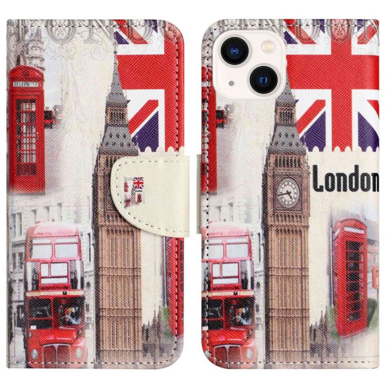 Flip Cover iPhone 14 Plus London Liv