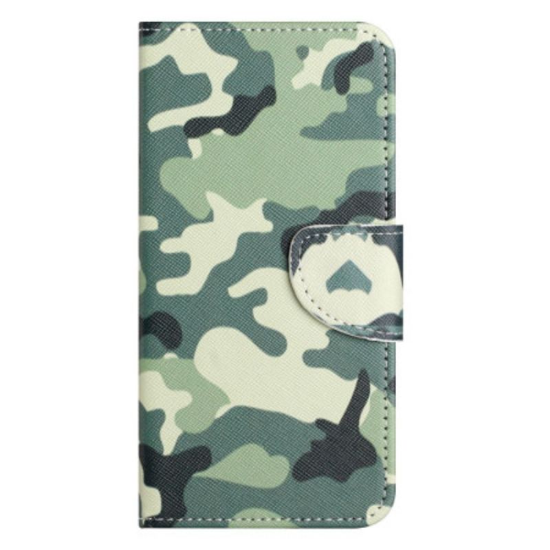 Flip Cover iPhone 14 Plus Militær Camouflage