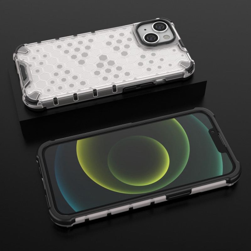 Mobilcover iPhone 14 Plus Honeycomb Stil