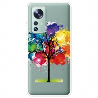 Cover Xiaomi 12 / 12X Akvarel Træ
