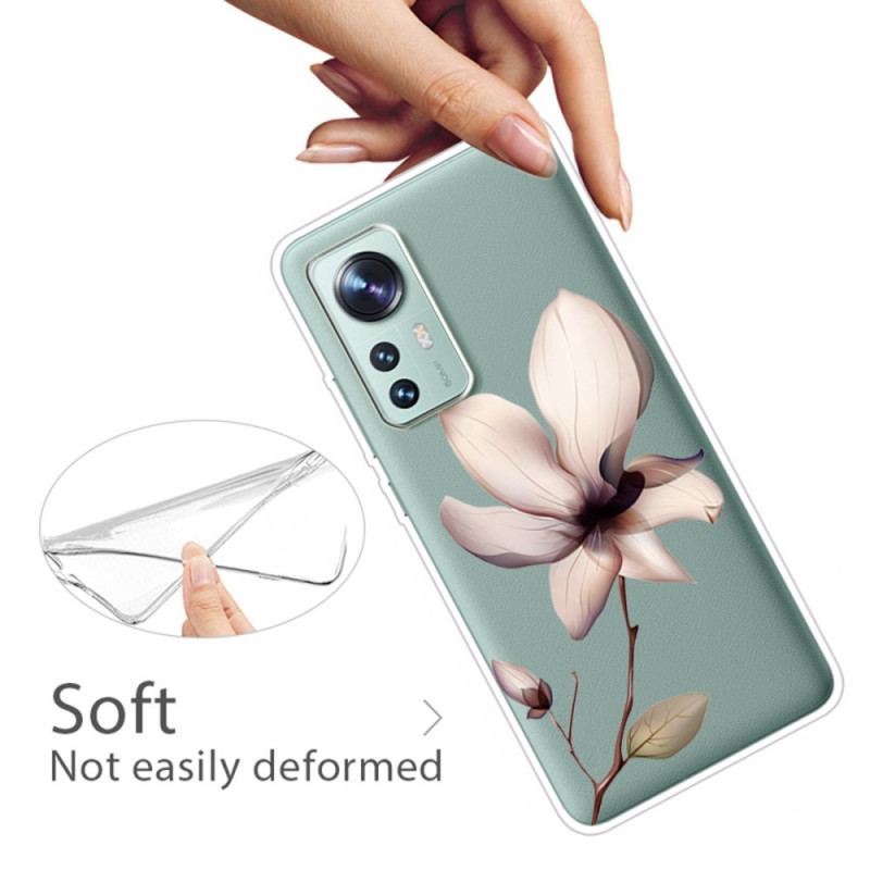 Cover Xiaomi 12 / 12X Gennemsigtig En Blomst