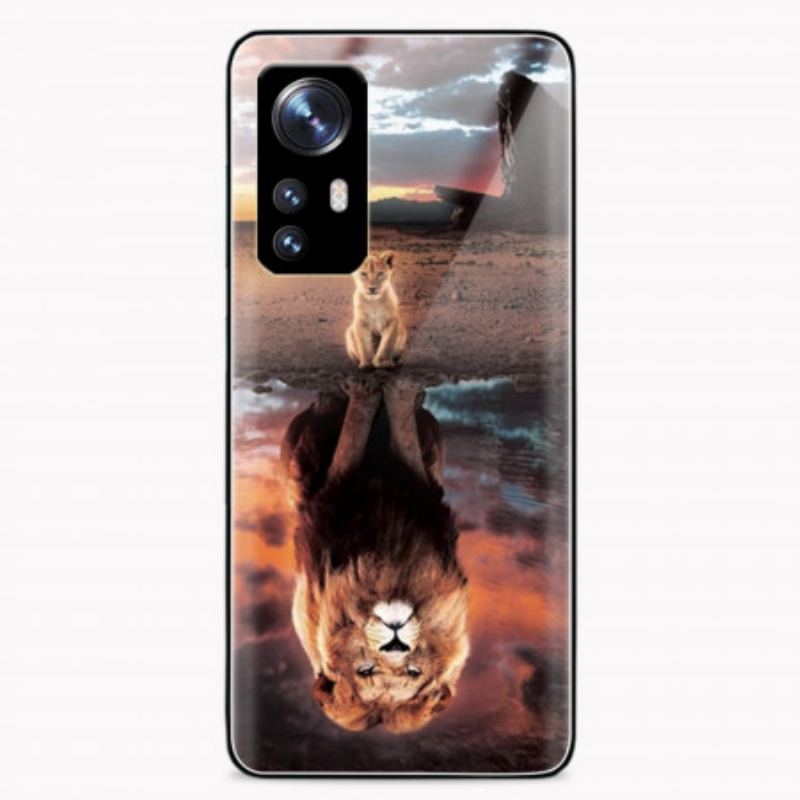 Cover Xiaomi 12 / 12X Lion Cub's Dream Hærdet Glas